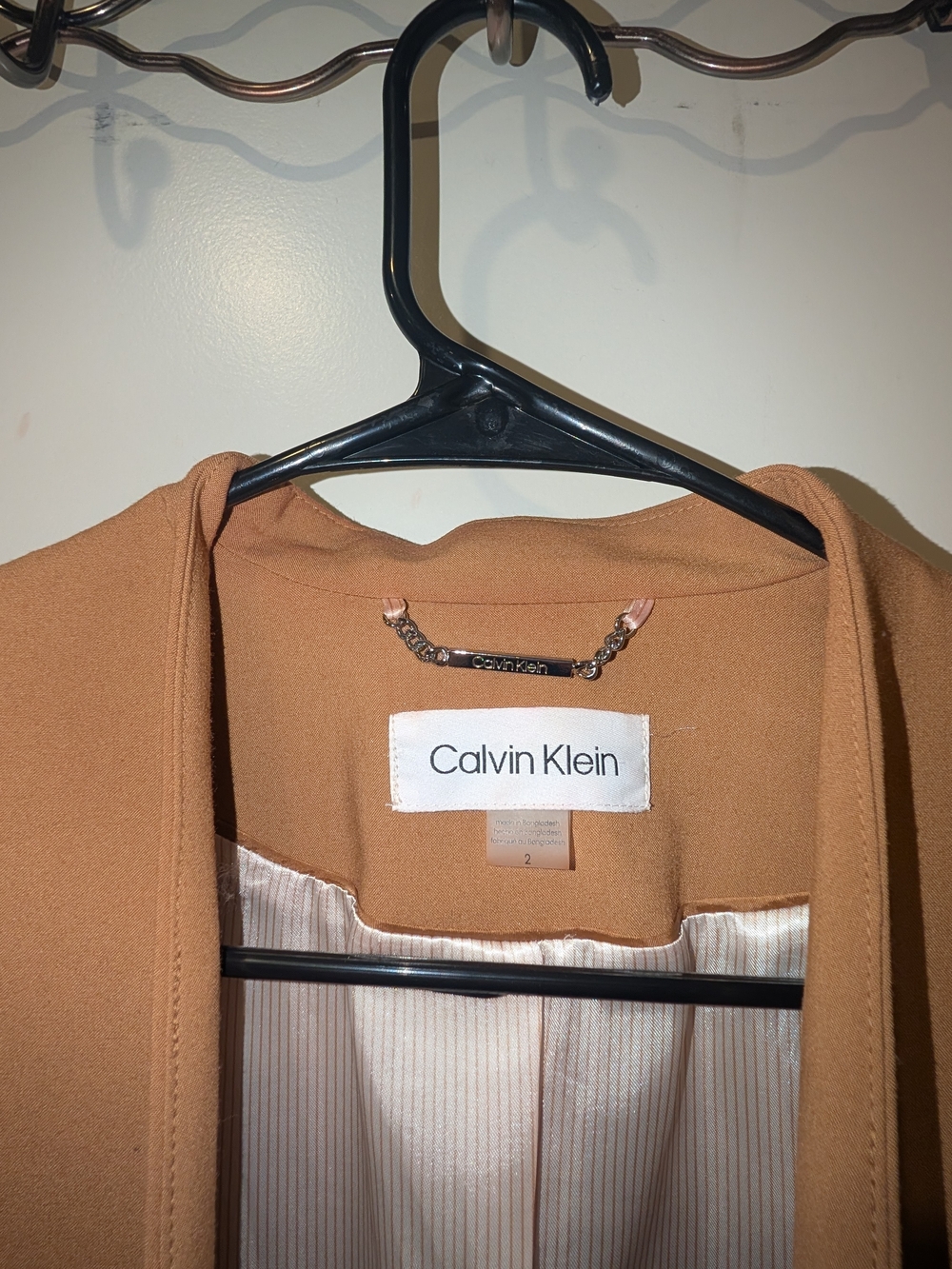 Women's Casual Beige Business Professional Blazer Coat Jacket - Picture 2 of 3